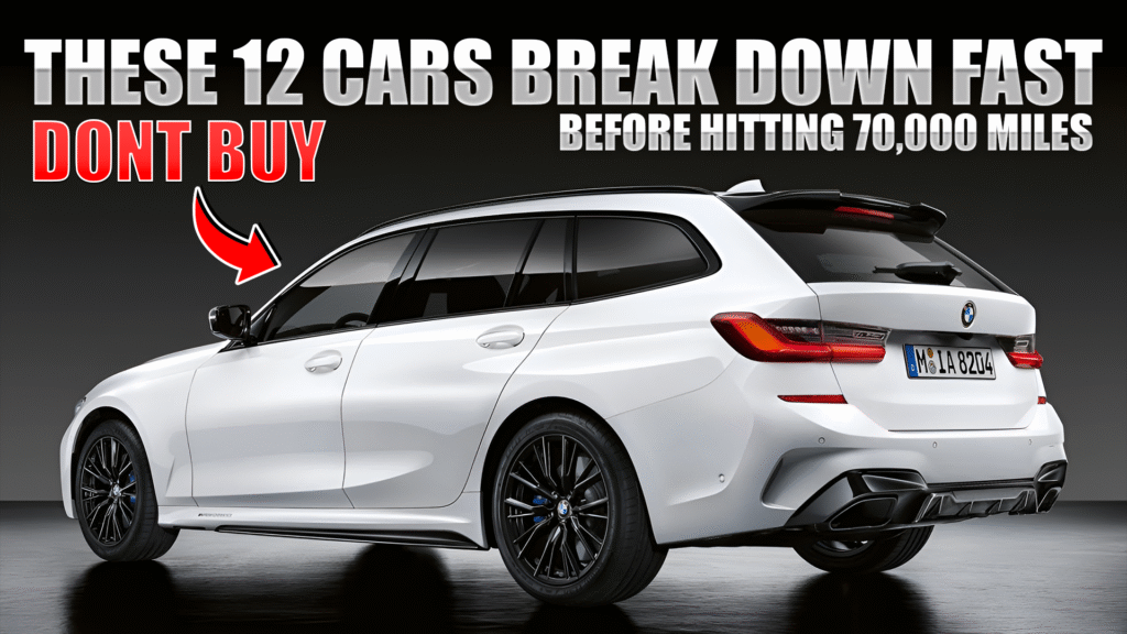 12 cars that have a reputation for breaking down before hitting 70,000 miles
