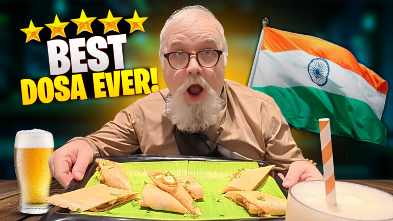 My First Time Trying Dosa & Beer in Chennai, India