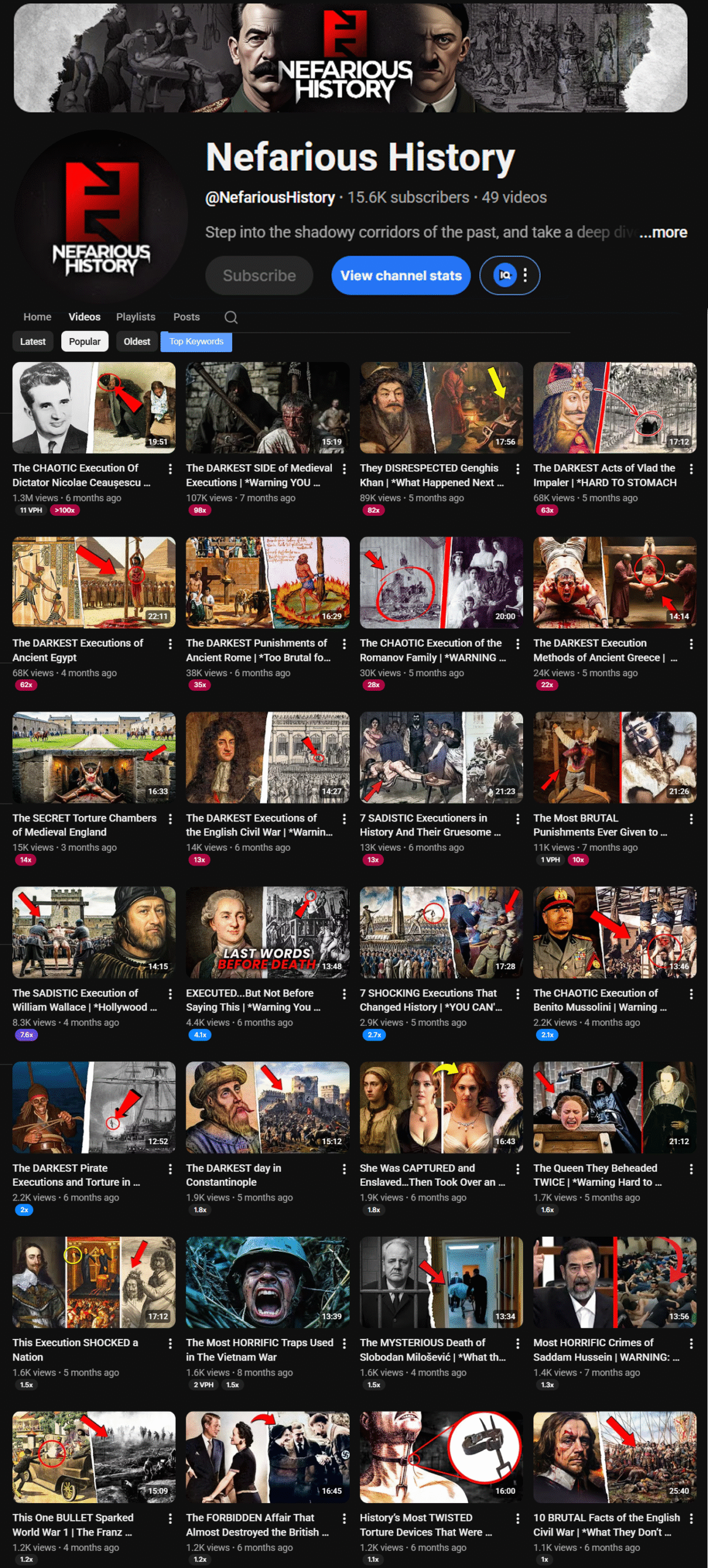 NefariousHistory Channel Story