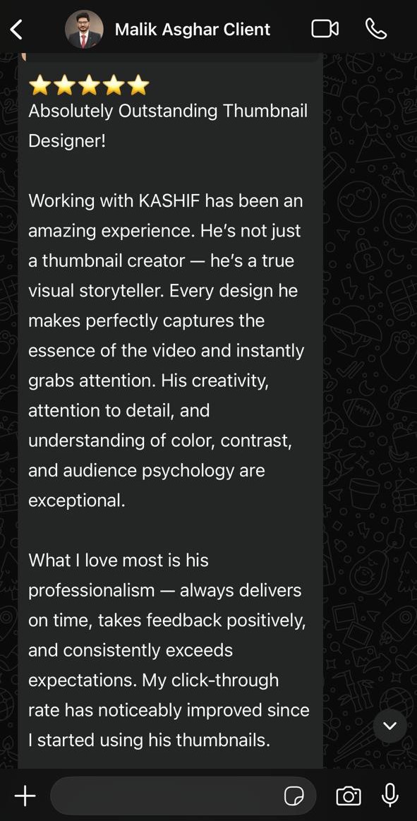 Malik Asghar, Content Creator