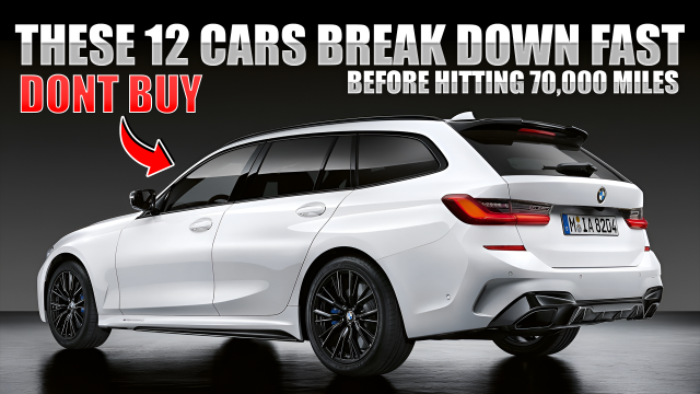 12 cars that have a reputation for breaking down before hitting 70,000 miles